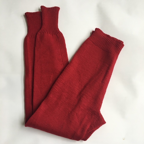 Handmade Sweater Pants jogger style Size M Knit has a little stretch High Waist - Picture 6 of 7